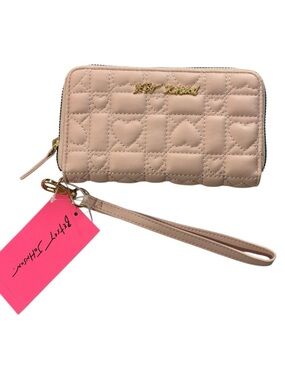 Betsey Johnson quilted wallet